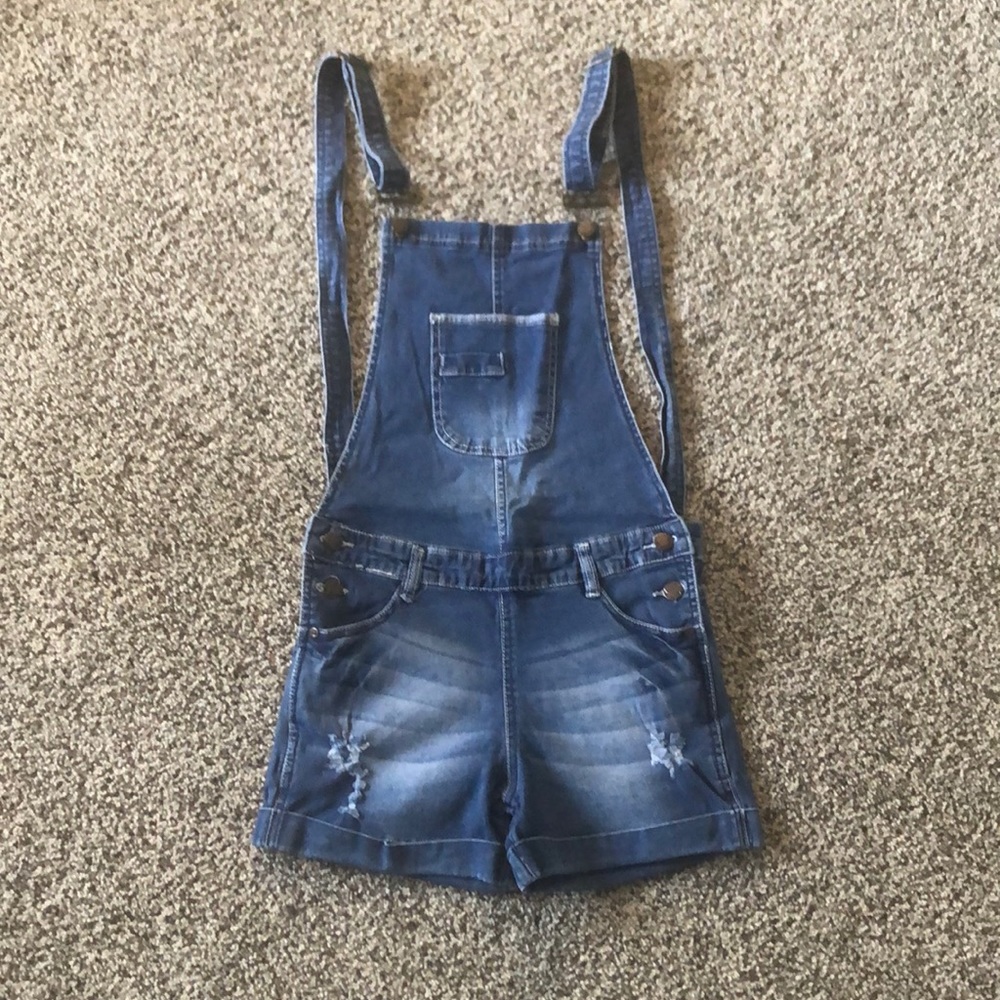 Miss me short overalls